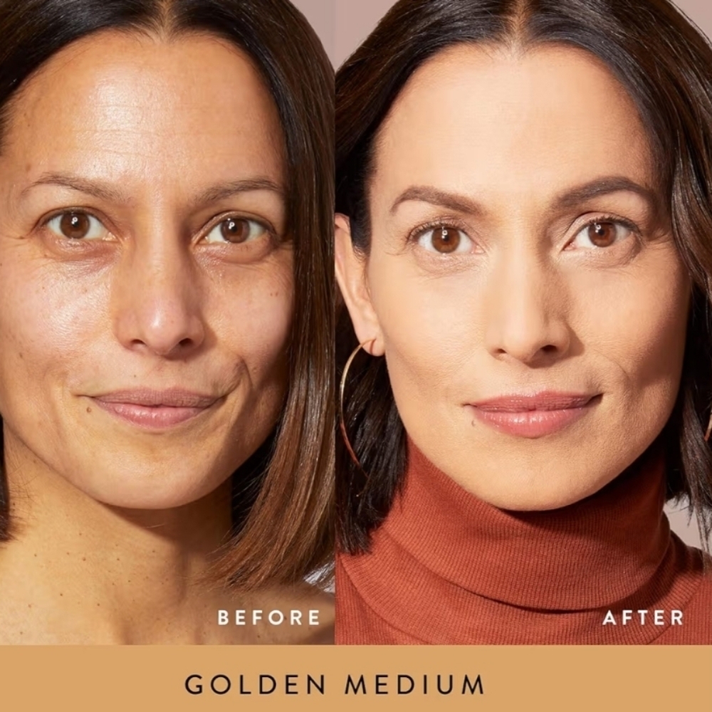 Laura Geller Double Take Baked Versatile Powder Foundation: Golden Medium, NIB - Picture 3 of 7